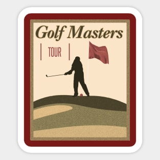 Golf Masters Sticker